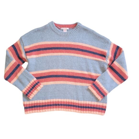 Nwot Urban Outfitters Bobby Striped Boyfriend Boxy Sweater L - Picture 3 of 10